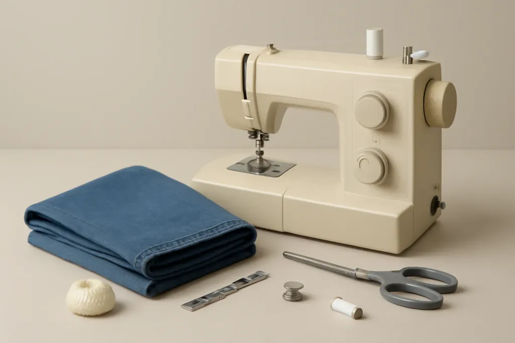 Editorial photo related to choosing stitch lengths for topstitching denim